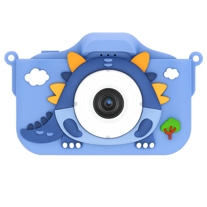 Dinosaur Kids Selfie Camera with Cartoon Case