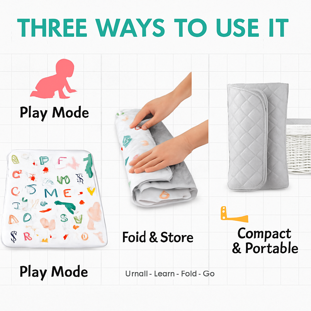 Baby Play Mat Non-Slip for Crawling and Learning