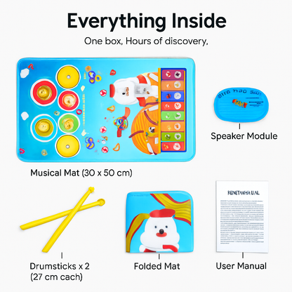 Baby Musical Mat with 55 Sounds for Toddlers