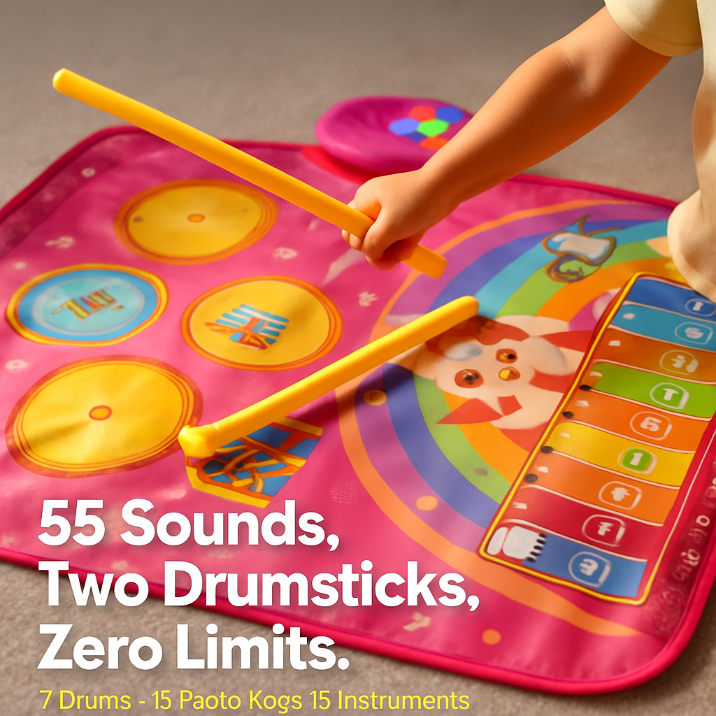 Baby Musical Mat with 55 Sounds for Toddlers