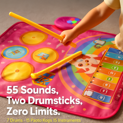 Baby Musical Mat with 55 Sounds for Toddlers