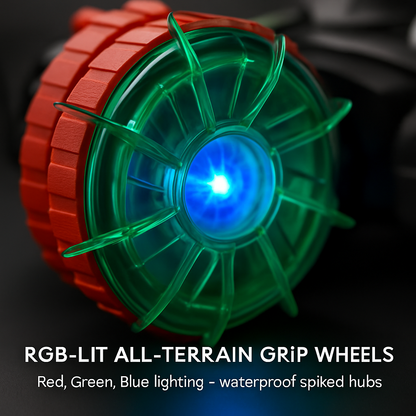 Amphibious RC Car with Stunts and Light Effects