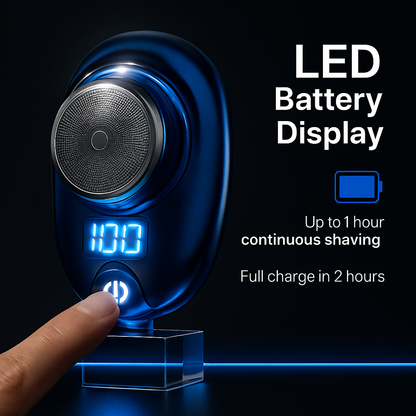 Portable Electric Shaver for Men - Compact, Painless