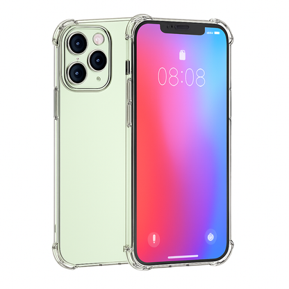 Shockproof Clear Phone Case for iPhone - Protective & Clear