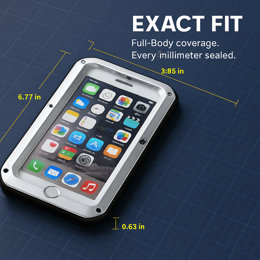 Rugged Shock-Resistant Hybrid Full Cover Case For iPhone 6 Plus