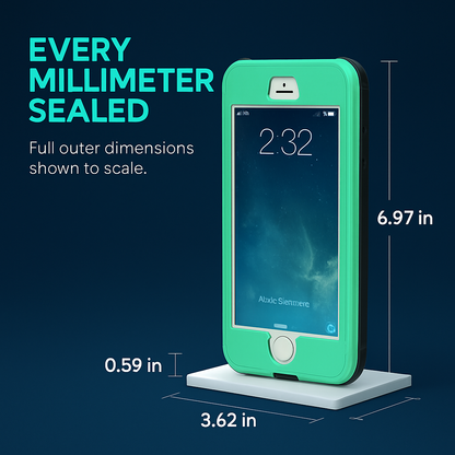 Rugged Water-proof Hybrid Full Cover Case For iPhone 6 Plus