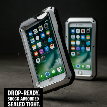 Rugged Shock-Resistant Hybrid Full Cover Case For iPhone 7 Plus