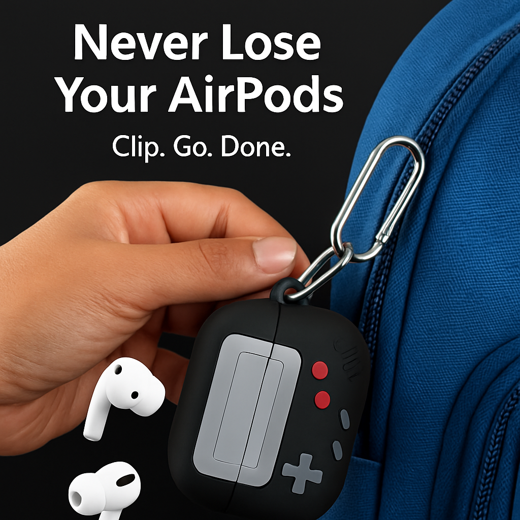 AirPods Pro Silicone Protective Case with Carabiner