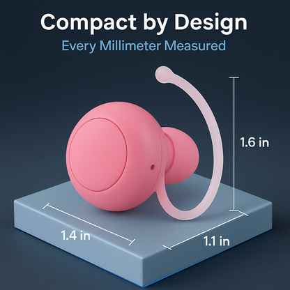 Mini Stereo Wireless Headset Pink Color for Hands-Free Calls