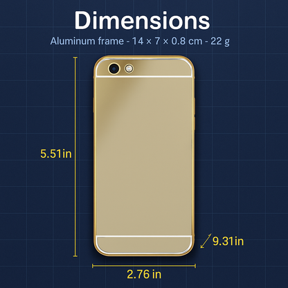 Slim Shock-resistant Mirror Case For iPhone 6 /6s