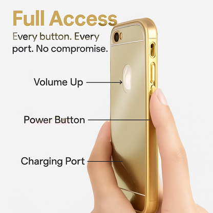 Slim Shock-resistant Mirror Case For iPhone 6 /6s