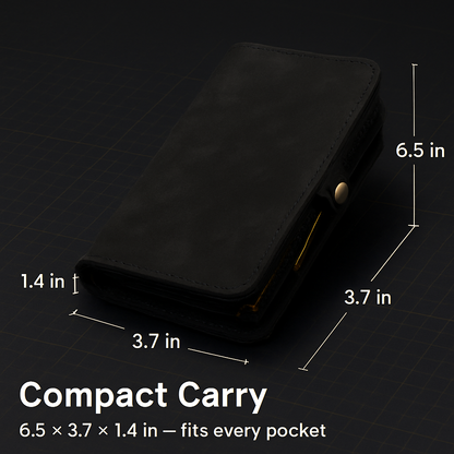 Phone Wallet Case for iPhone 8 Plus with Slim Pocket