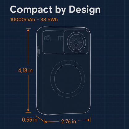 Wireless Power Bank with MagSafe - Compact