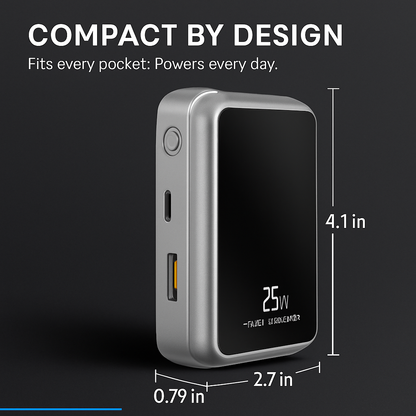 2-in-1 Magnetic Wireless Power Bank for iPhone