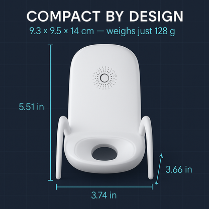 Portable Mini Chair Wireless Charger with Phone Holder