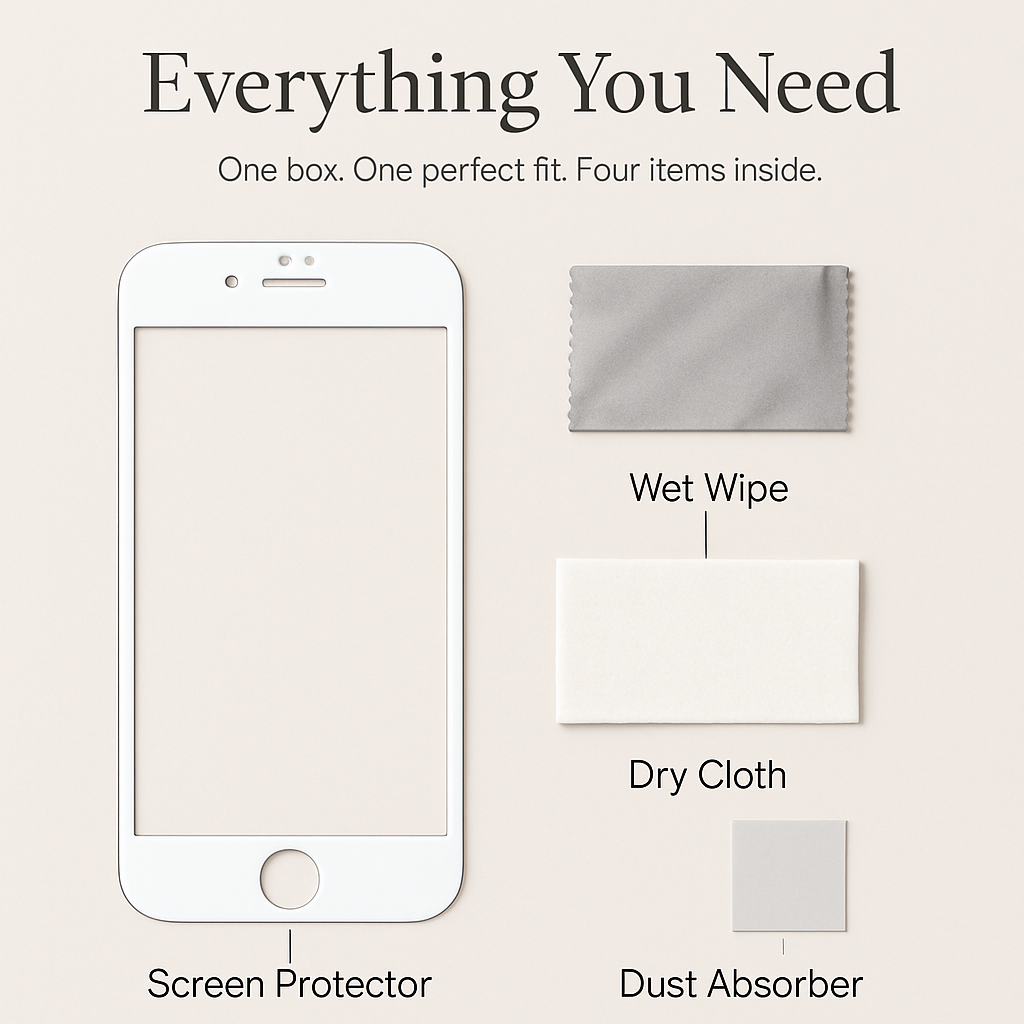 3D Curved Tempered Glass Full Cover Screen Protector for Apple iPhone 6