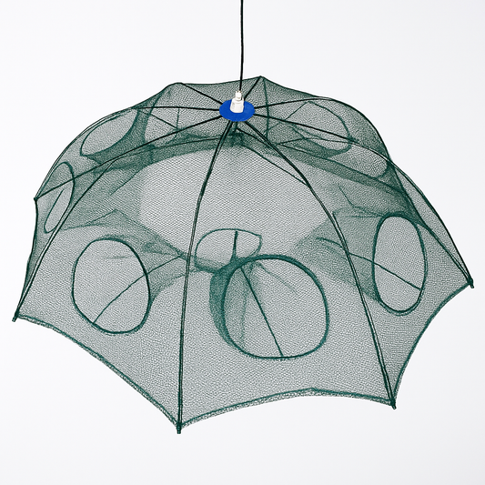 Foldable Fishing Bait Net Trap for Crab, Shrimp & Minnow