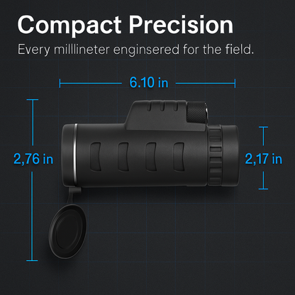 Monocular Telescope with Phone Holder and Tripod