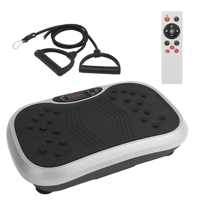 Vibration Exercise Machine With 2 Resistance Bands