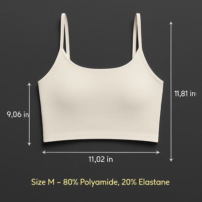 Women Sport Bras with Removable Pads, Low-Impact Square Neck