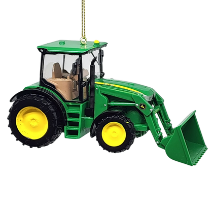 John Deere 680R Diesel Tractor with Loader Ornament
