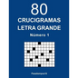 80 Crucigramas Letra Grande - N. 1 - Paperback