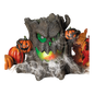 Lighted Smoking Haunted Stump - 12.5 Inch