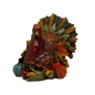 Resin Bountiful Harvest Turkey Figurine Looking Left