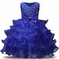 Girl Dress Kids Ruffles Lace Party Wedding Gown