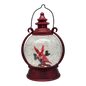 Cardinal Lighted Spinning Water Globe - Getting Ready To Fly