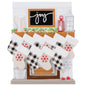 Fireplace Mantle Family of 10 Ornament