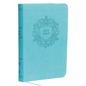 NKJV, Value Thinline Bible, Compact, Imitation Leather, Blue, Red Letter Edition - Imitation Leather
