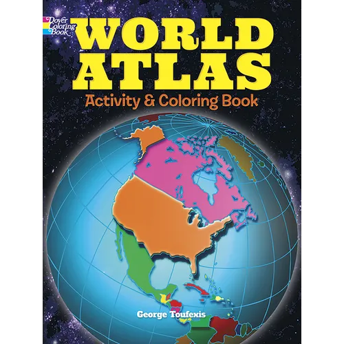 World Atlas Activity and Coloring Book - Hardcover