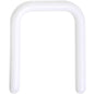 16G 7/16 White Flexible Bioplast Square Septum Retainer