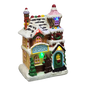 Lighted Resin Gingerbread House - Ice Cream
