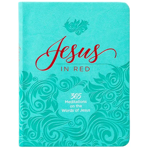 Jesus in Red: 365 Meditations on the Words of Jesus - Imitation Leather