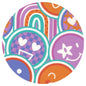 Sip Sip Hooray Coaster -  Pastel Smiley Faces