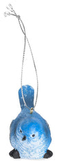 Bluebird of Happiness Ornament - Tail up