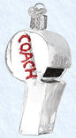 Old World Christmas Coach's Whistle