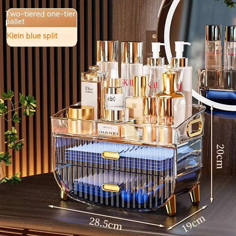 Gold Acrylic Cosmetics Storage Box