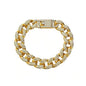 Gold Filled High Polish Finish Men's Bracelet Hip Hop Miami Cuban Link