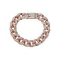 Gold Filled High Polish Finish Men's Bracelet Hip Hop Miami Cuban Link
