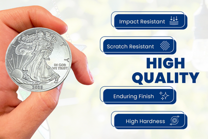 2026 1 Ounce OZ 999 Fine Solid USA American Liberty Eagle Coin Titanium Precious Metal Ingot Ti Element Chemistry Proof Mint Coin