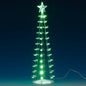 Lighted Silhouette Tree - Green - 9 Inch