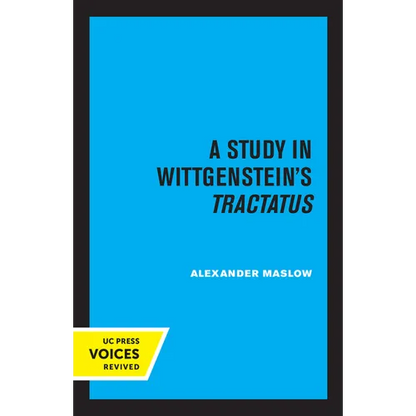 A Study in Wittgenstein's Tractatus - Paperback