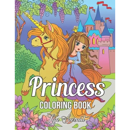 Princess Coloring Book: Great Coloring Book for Adults Relaxation and Stress Relief - Paperback