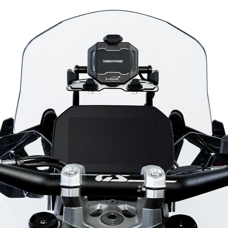 LOBOO GPS Mount for BMW R1300GS – CNC Machined, Anodized,12MM
