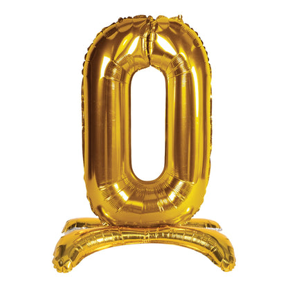 Self-Standing 26 Inch Balloon - Number "0"