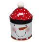 Gift Tin with Pom Pom Hat - Snowman
