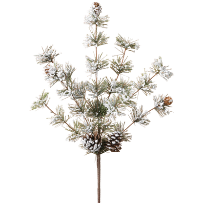 22-Inch Snowy Mixed Pine Pick